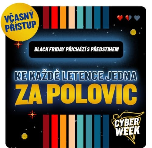 Sleva 50% na druhou letenku
