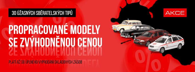 Propracované modely se zvýhodněnou cenou!