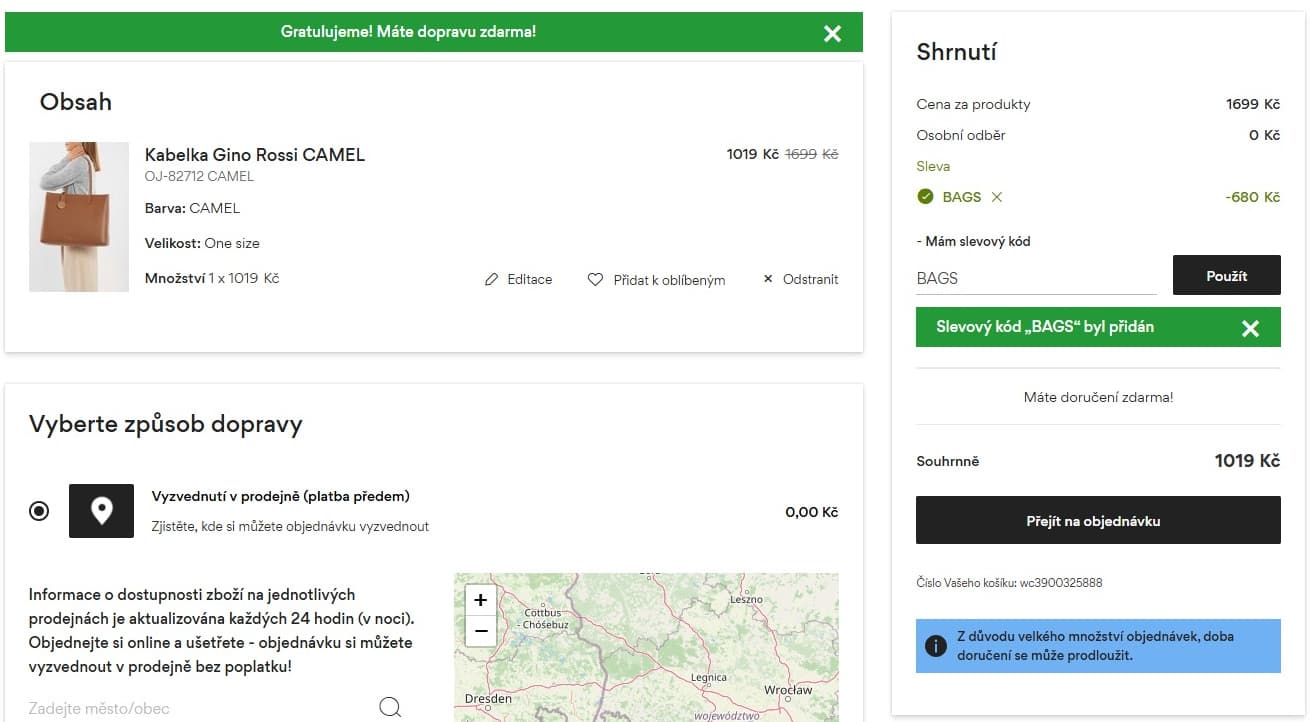Sleva 40% na kabelky, tašky, batohy a kufry