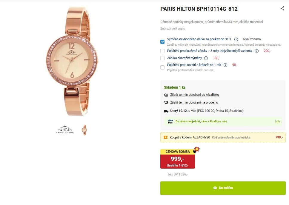 Dámské hodinky PARIS HILTON