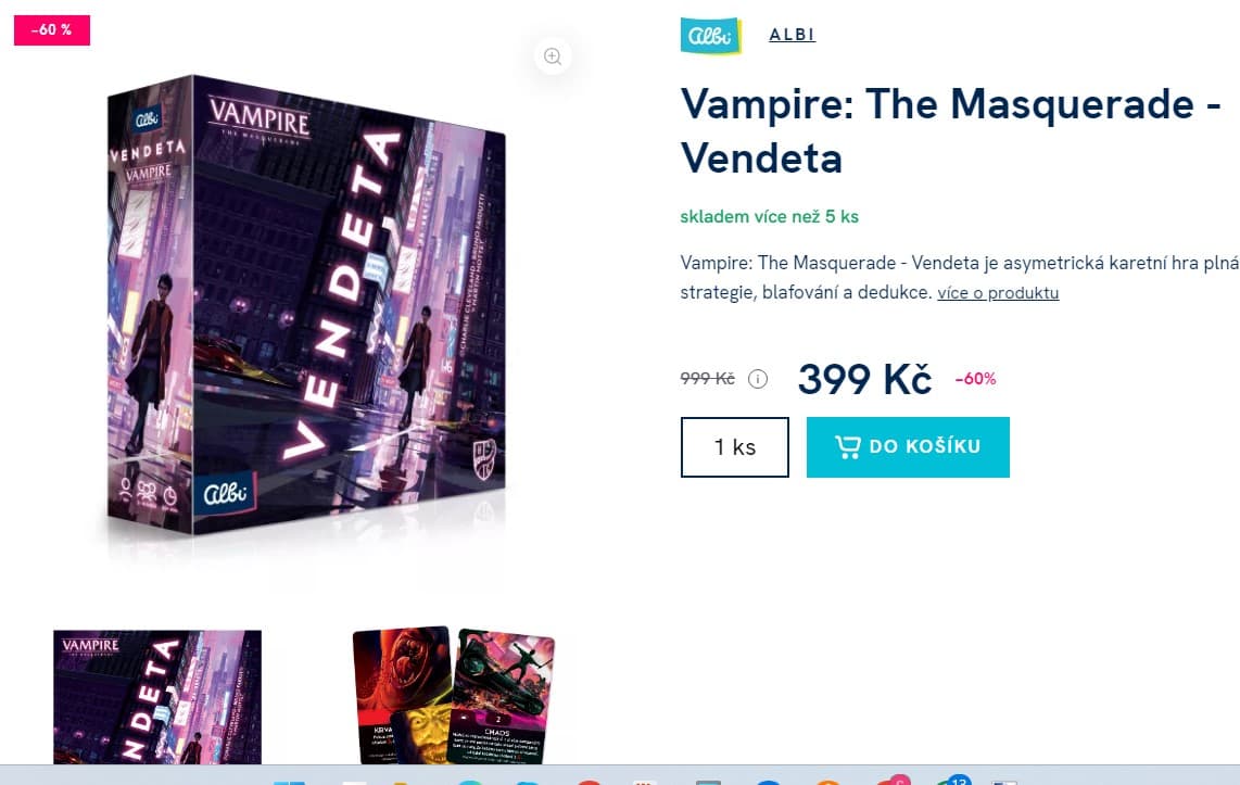 Hra Vampire: The Masquerade - Vendeta