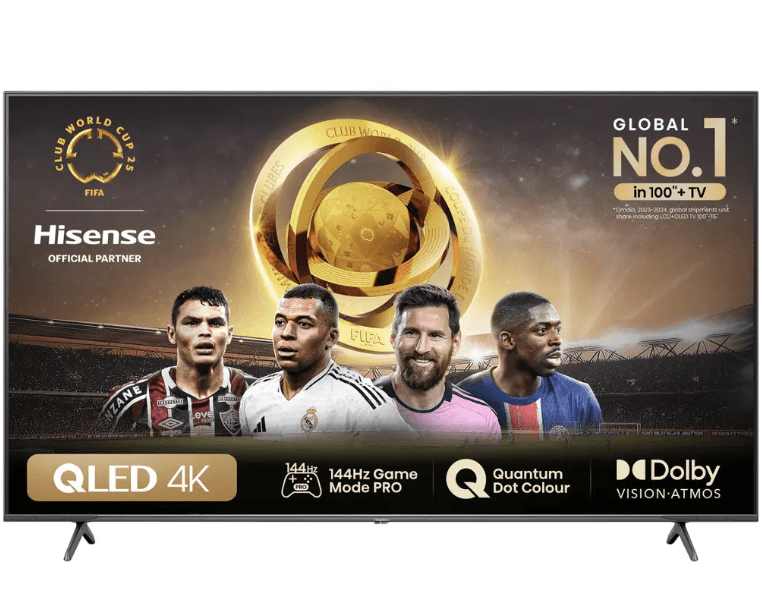 4K Atmos TV, 120Hz, 165cm, Hisense