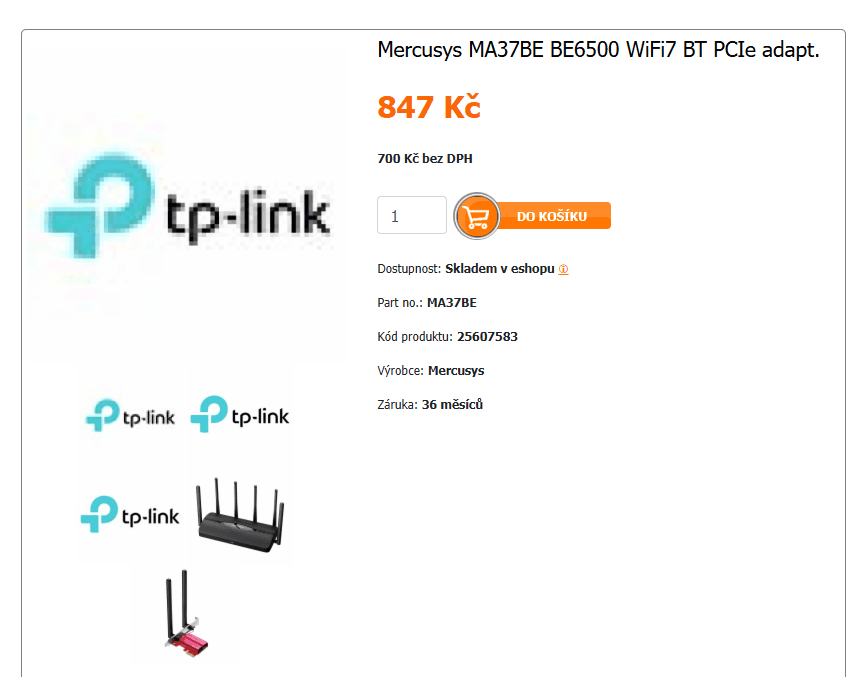 Modem Mercusys Wifi7