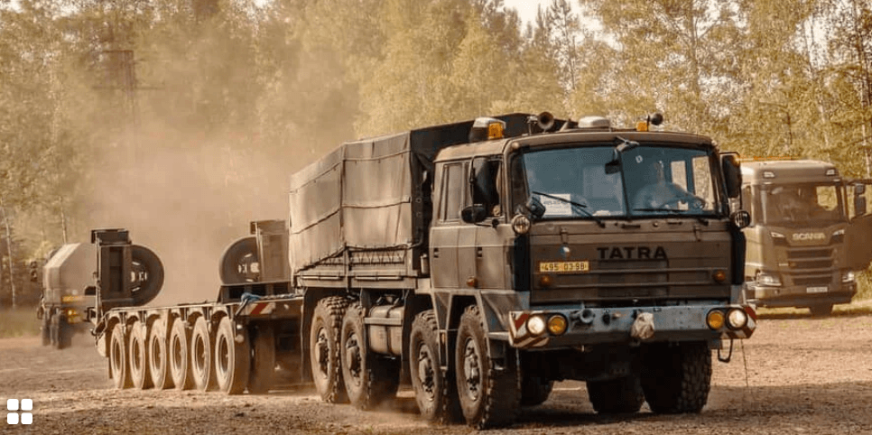 Řízení vojenského nákladního vozu Tatra 815