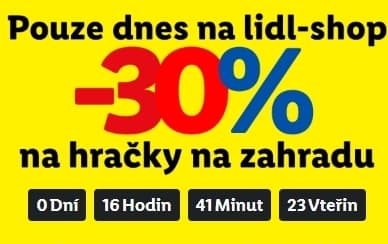 Lidl-shop - sleva 30% na Hračky na zahradu