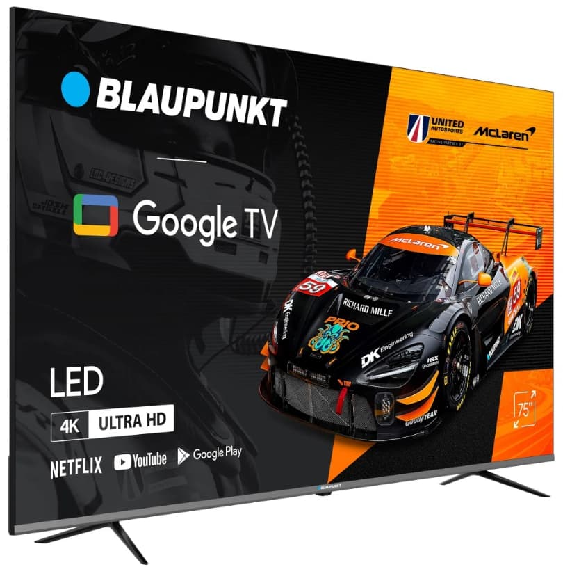 4K Google TV, 191 cm, Blaupunkt