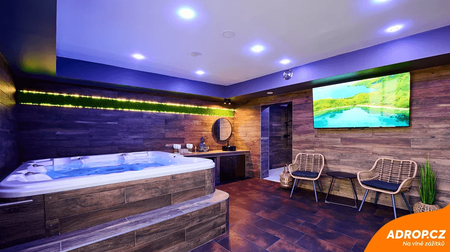 Privátní wellness pro 2 v Jizerských horách