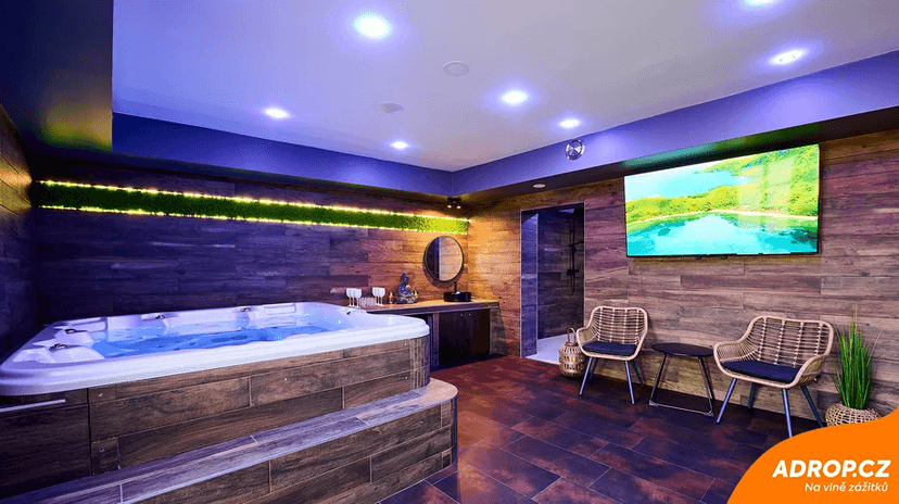 Privátní wellness pro 2 v Jizerských horách