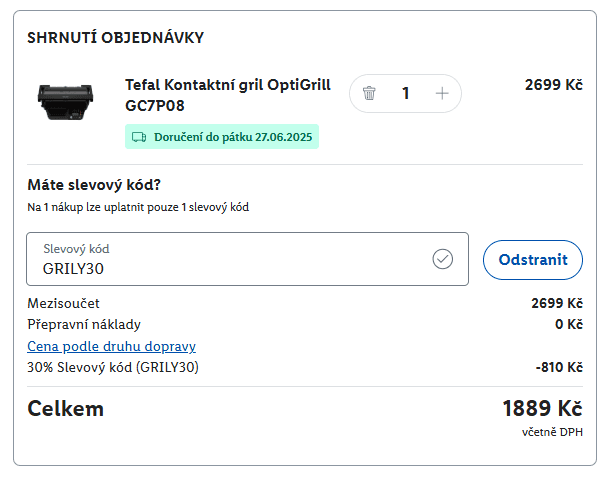 Lidl-shop - sleva 30% na grily a příslušenství