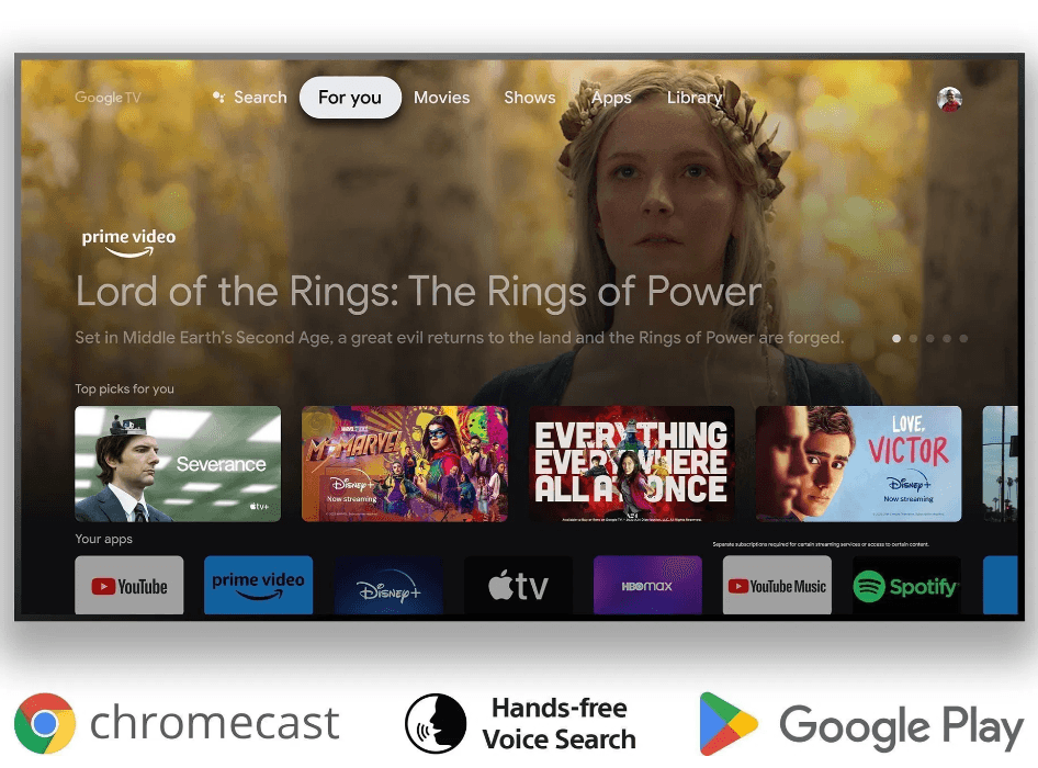 4K Google TV, Atmos, 127cm, SONY