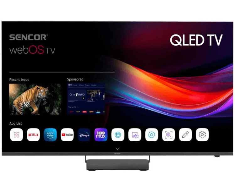 4K QLED Smart TV 139cm, Sencor