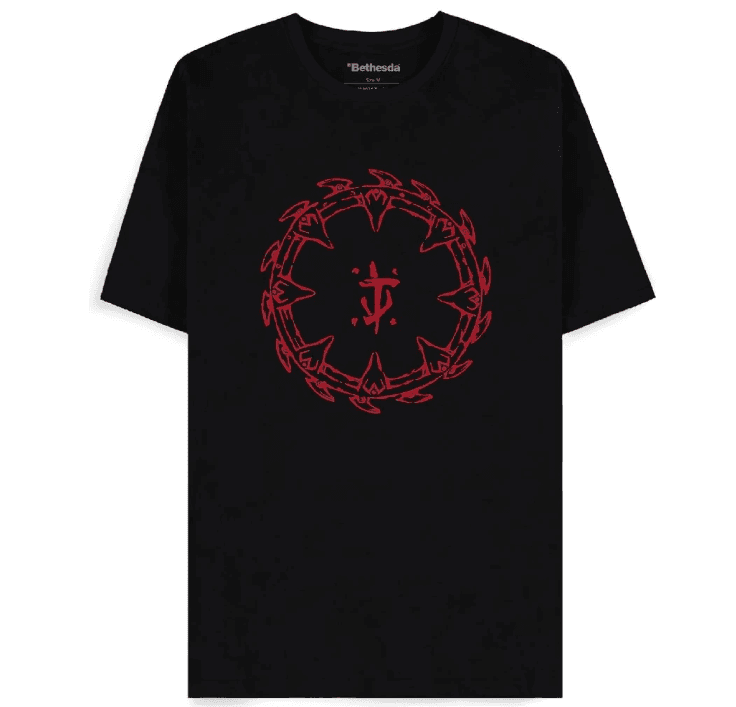Tričko Difuzed Doom The Dark Ages Red Shield L