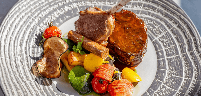 Čtyřchodové obědové menu v restauraci Ginger & Fred v Tančícím domě