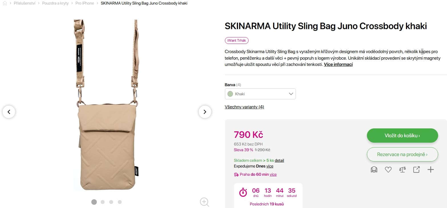 Taštička Crossbody Skinarma