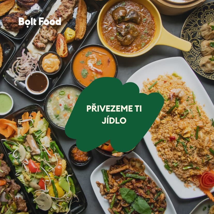Sleva 50% na první objednávku z Bolt Food