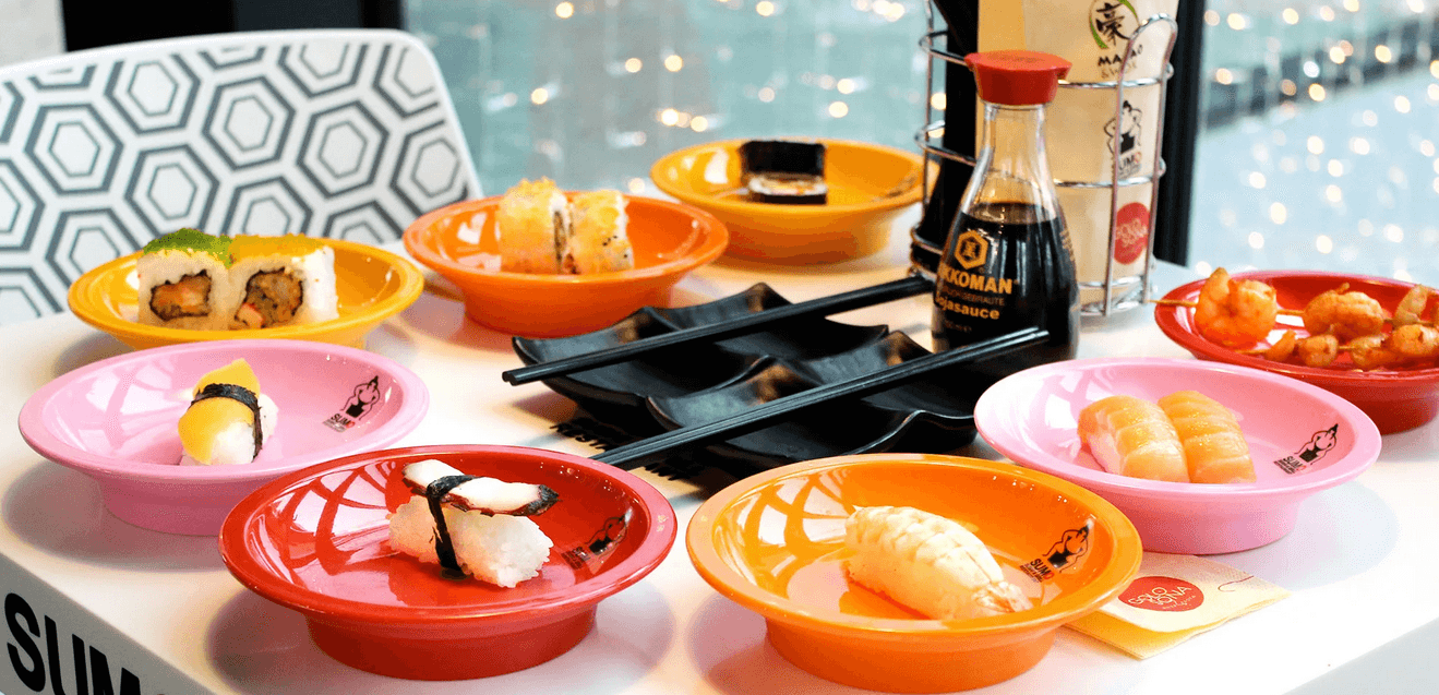 2 hodiny running sushi pro 1 osobu