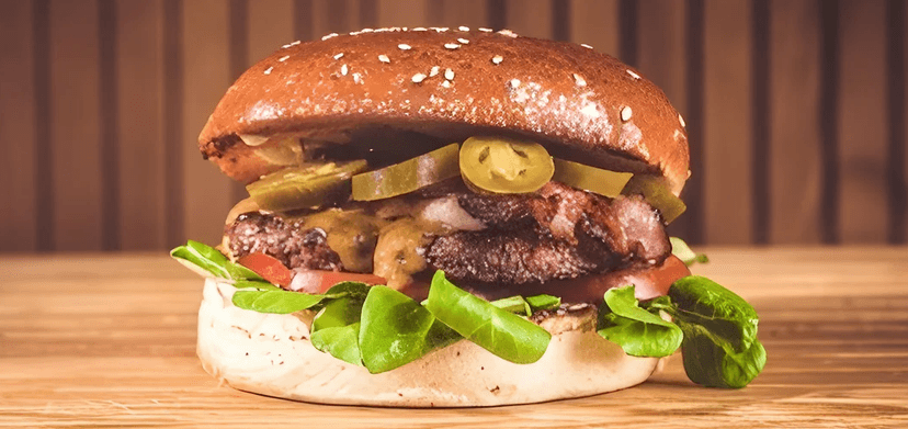 Burger podle výběru a hranolky či krokety pro 1 osobu 