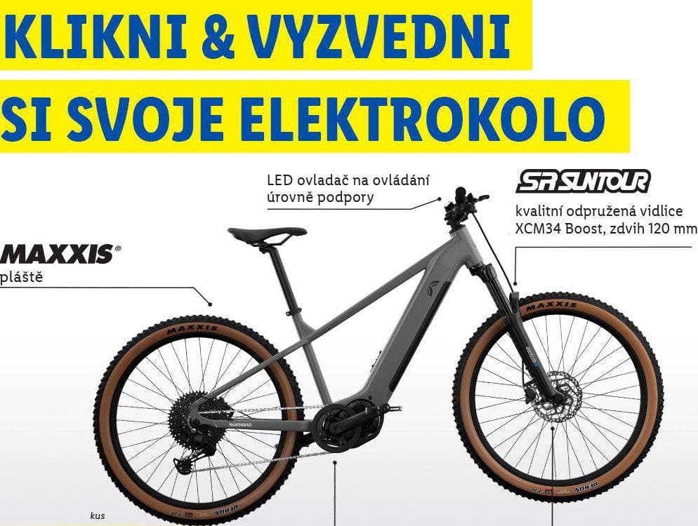 Lidl-Shop - sleva 25% na elektrokola