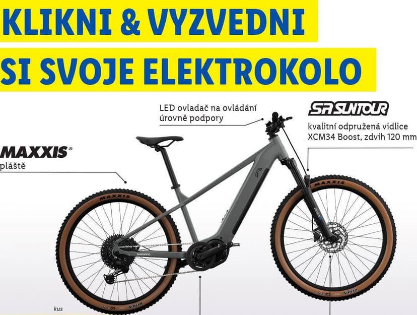 Lidl-Shop - sleva 25% na elektrokola