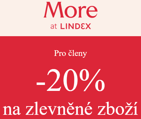 Lindex - extra sleva -20% na Výprodej