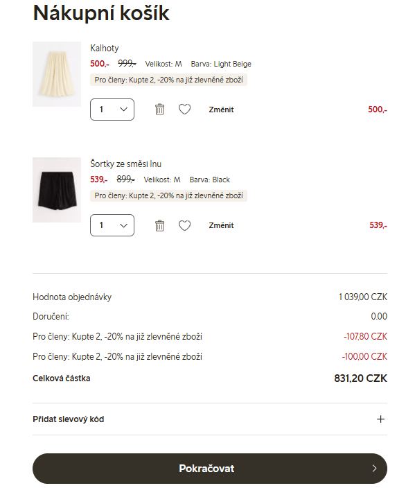 Lindex - extra sleva -20% na Výprodej