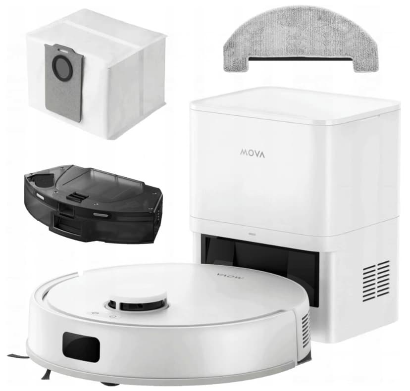 Robot vysavač, mop, stanice Dreamy