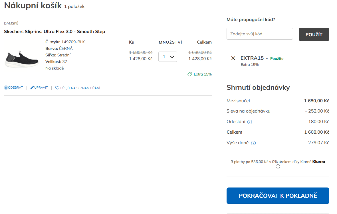 Skechers - sleva 15% na výprodej