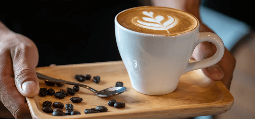 2 × latte macchiato 