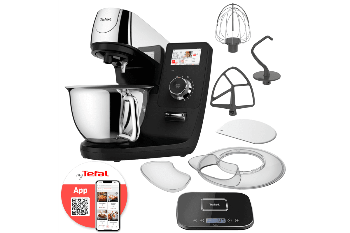 Kuchyňský robot Tefal, dotyk displej, Wifi, 21prg