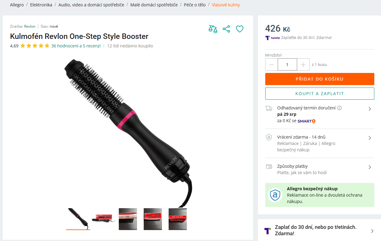 Horkovzdušná kulma Revlon One-Step