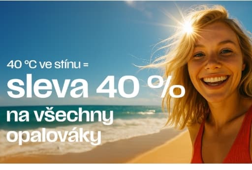 Pilulka - dárkový poukaz -40% na opalovací přípravky