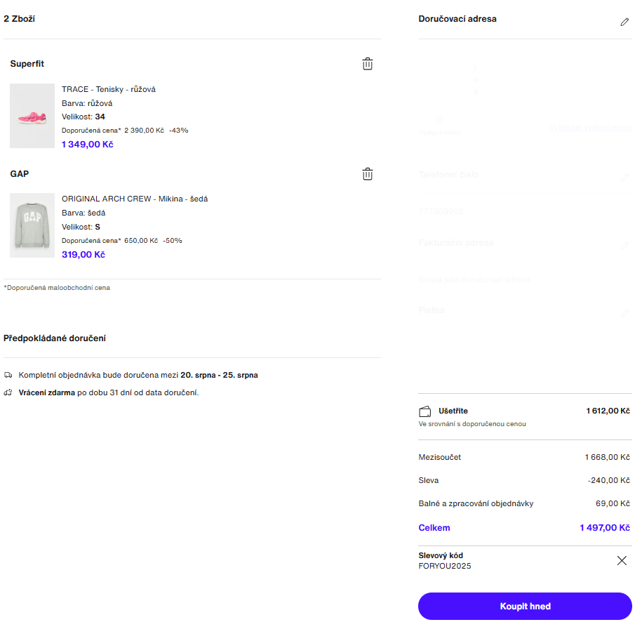Lounge by Zalando - sleva 240 z nákupu nad 1500