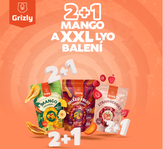 Akce 2+1 zdarma na vybrané produkty 