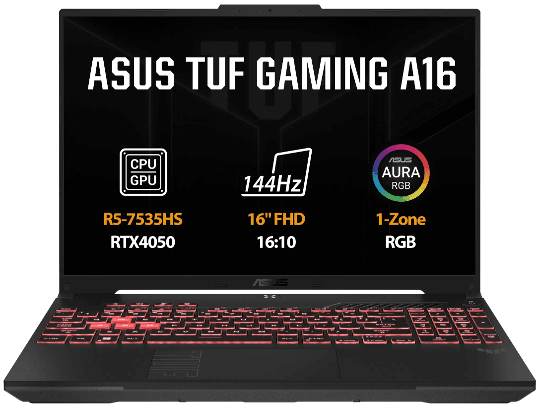 Asus 4,55GHz, 16/1000GB, 6GB Nvidia, 16"