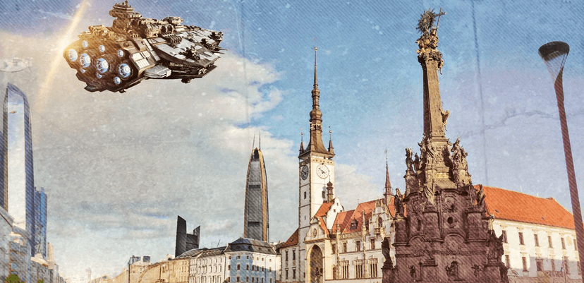 Exit Olomouc 2090: venkovní šifrovací hra ze sci-fi budoucnosti