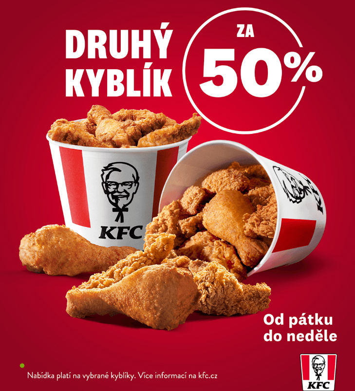 Sleva 50% na druhý kyblík