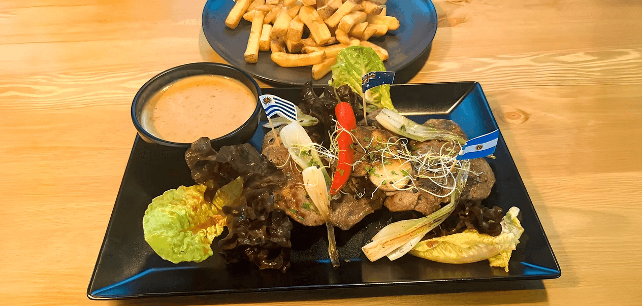 Steakové prkno pro dvě osoby 