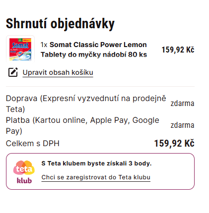 Tablety do myčky Somat Classic Power Lemon 80 ks