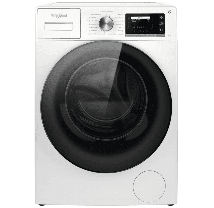 Parní pračka Whirlpool 8kg, 1400ot., A