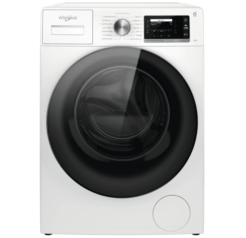 Parní pračka Whirlpool 8kg, 1400ot., A