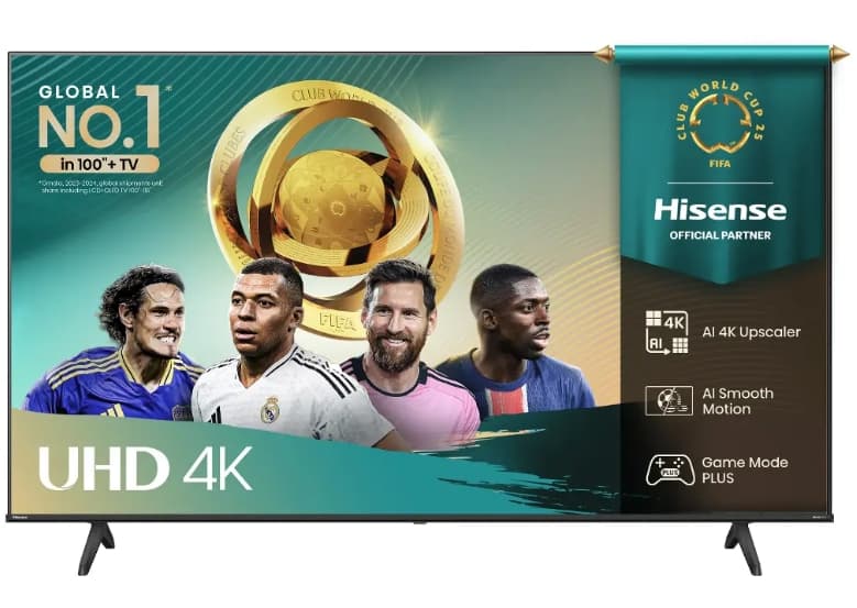 4K Smart TV, 108 cm, Hisense