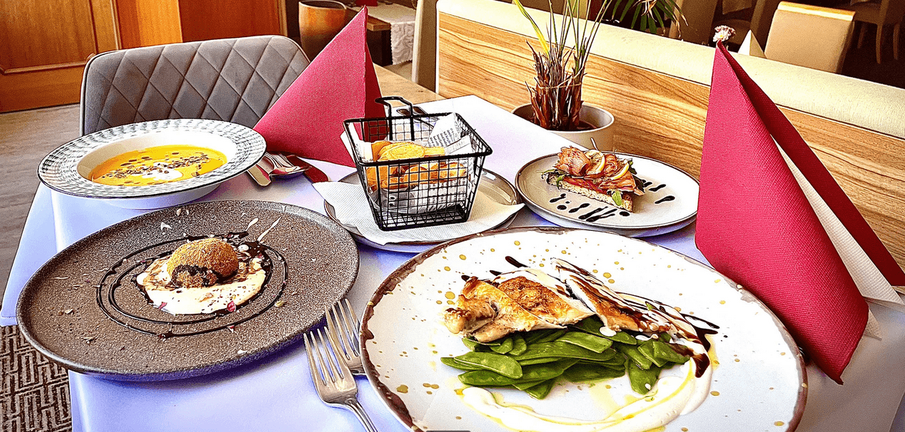 Čtyřchodové menu pro 2 osoby