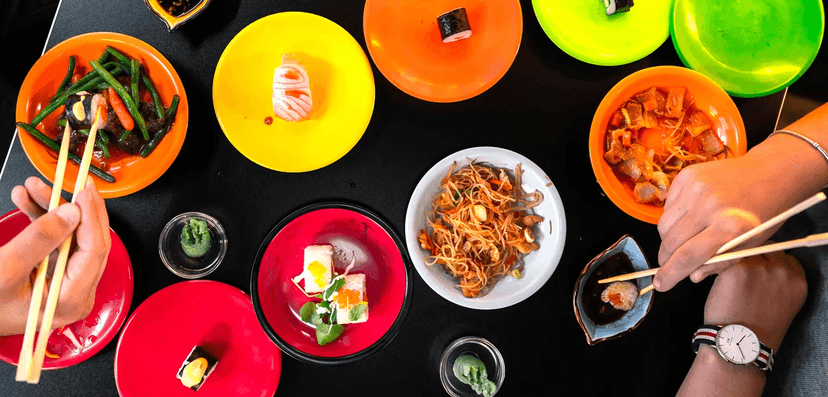 Running sushi ve Wasabi Olomouc: 1,5 hodiny neomezeného hodování pro 1 osobu