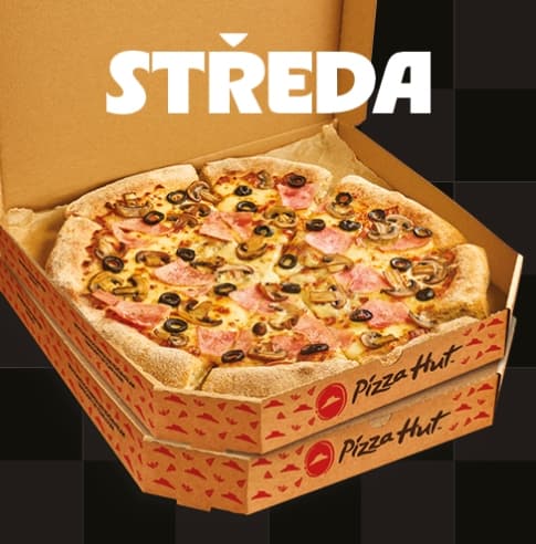 Pizza Hut - druhá pizza za 10 Kč