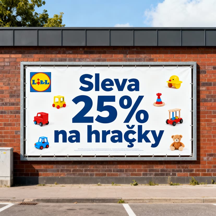 Lidl - sleva 25% na všechny hračky