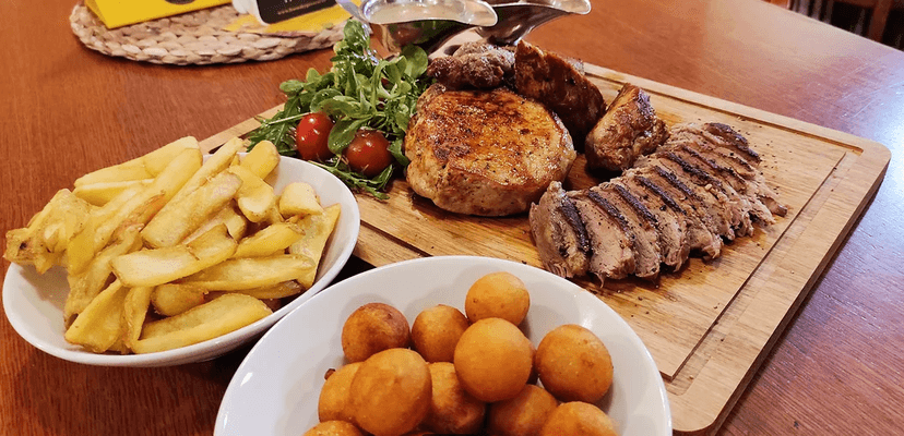 Steakové prkno pro 2 osoby