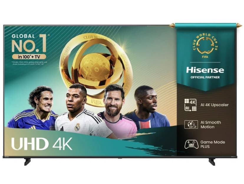 4K Smart TV, 215 cm, Hisense