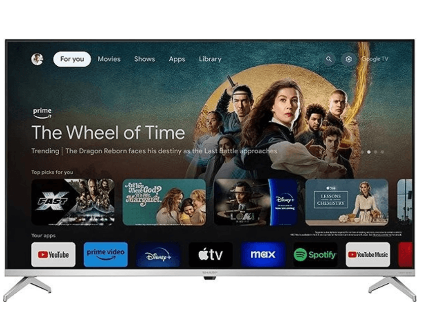 4K QLED Google TV, 108 cm, Sharp