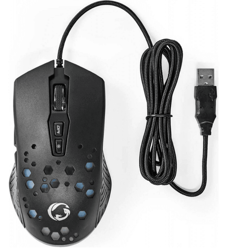 Myš Nedis 7 tlačítek, RGB