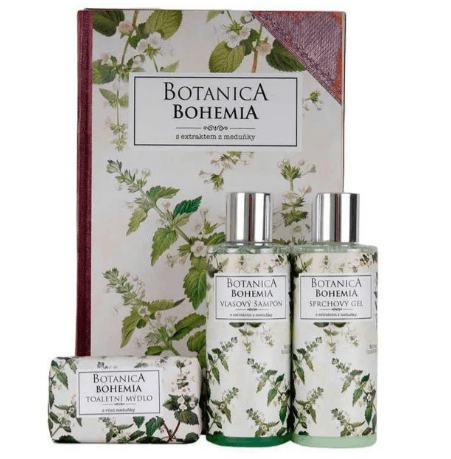 Dárková sada kosmetiky BOHEMIA GIFTS Kniha Botanica Meduňka